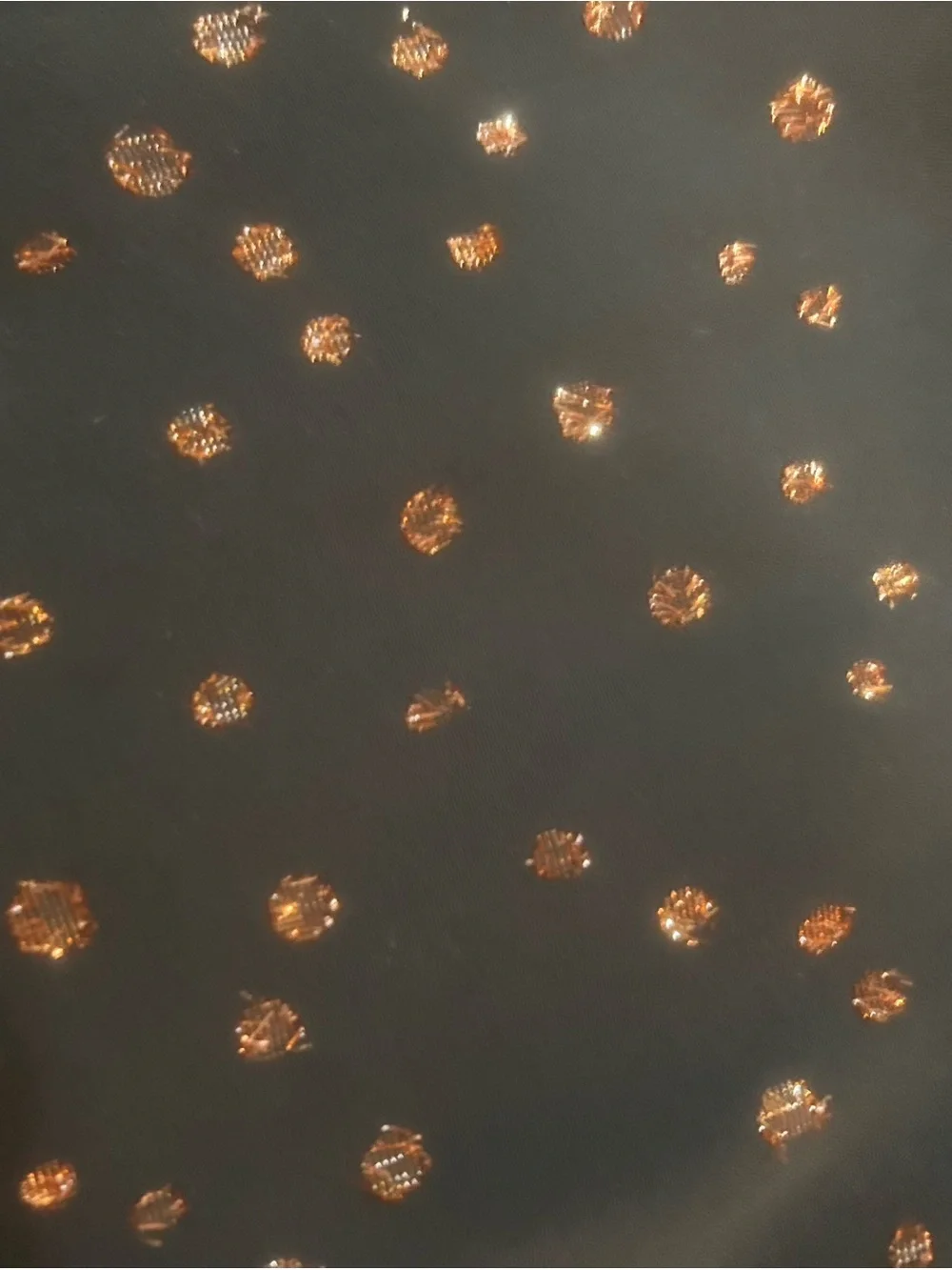 Madewell Black Blouse with Copper Dot Accents Size Small - Picture 3 of 5